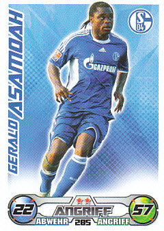 Gerald Asamoah Schalke 04 2009/10 Topps MA Bundesliga #285